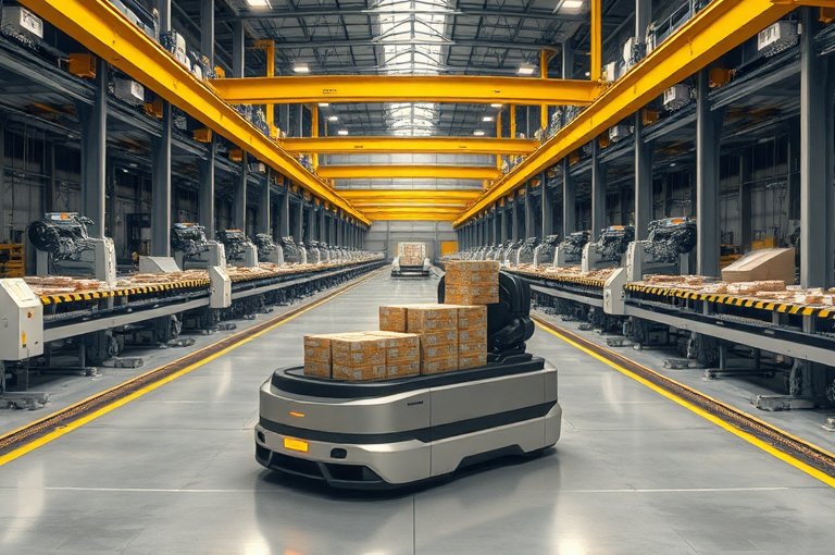 全自動包裝碼垛流水線